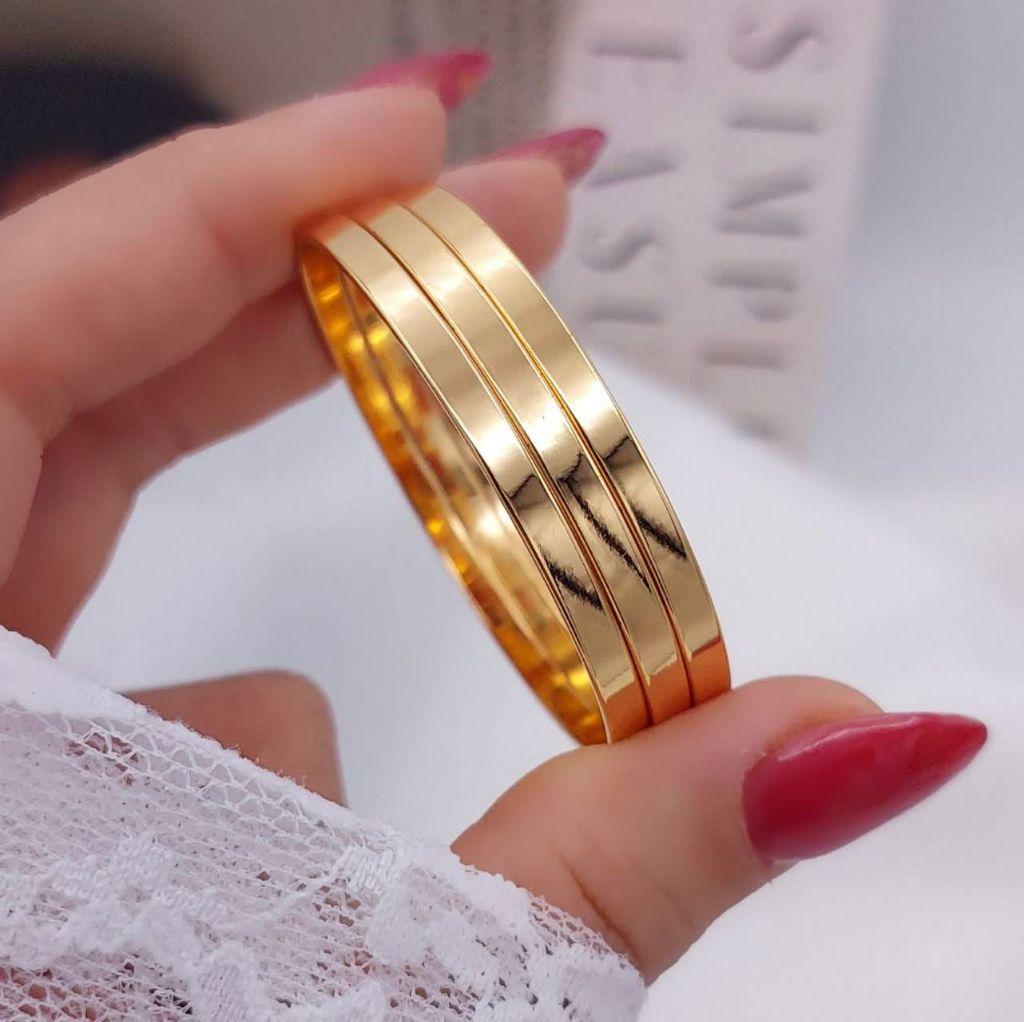 النگو بچگانه آینه ای 3 میل YSX کد 2651